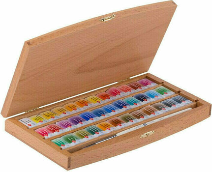 Akvareliniai dažai Nevskaya Palitra White Nights Pans 36 Pcs Squirrel - 1