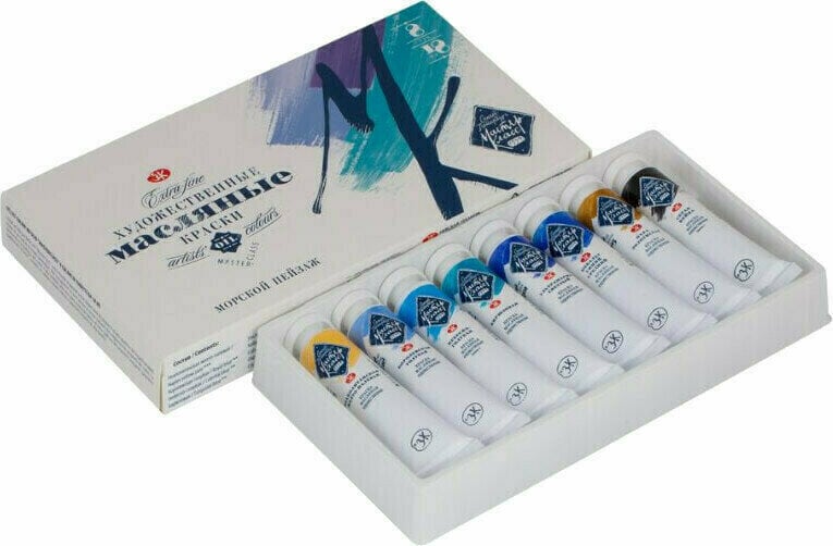 Culoare ulei Nevskaya Palitra 11411606 Set de vopsele de ulei Seascape 8x18 ml