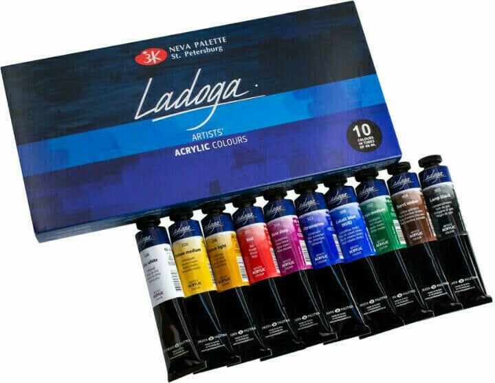 Aκρυλικό Χρώμα Nevskaya Palitra 2241142 Σετ ακρυλικά χρώματα 10x46 ml