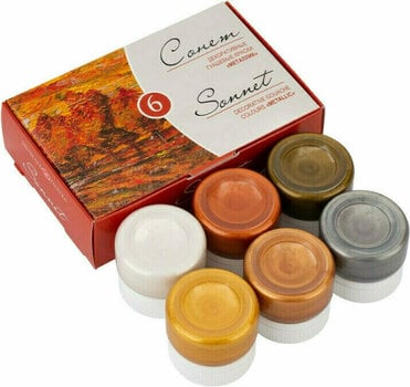 Vopsea de guache Nevskaya Palitra 3641401 Set de vopsele guașă 6 x 20 ml - 1