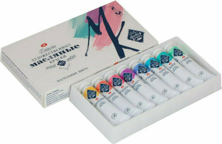 Farba olejna Nevskaya Palitra 11411605 Zestaw farb olejnych Pastel Shades 8x18 ml