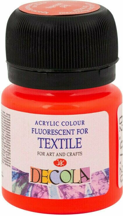 Barva na textil Nevskaya Palitra Decola Fluo Barva na látky Red Fluorescent 20 ml 1 ks