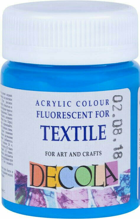 Colore per tessuto Nevskaya Palitra Decola Fluo Vernice per tessuti Blue Fluorescent 20 ml 1 pz