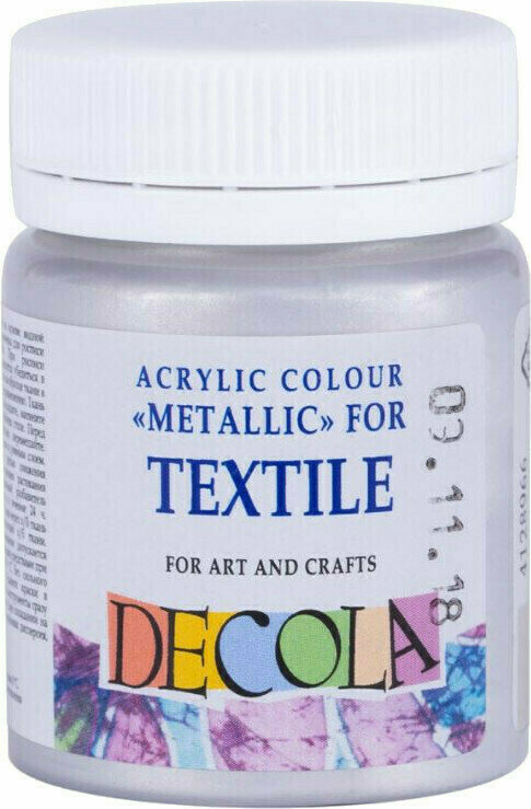 Barva na textil Nevskaya Palitra Decola Barva na látky Silver 50 ml 1 ks