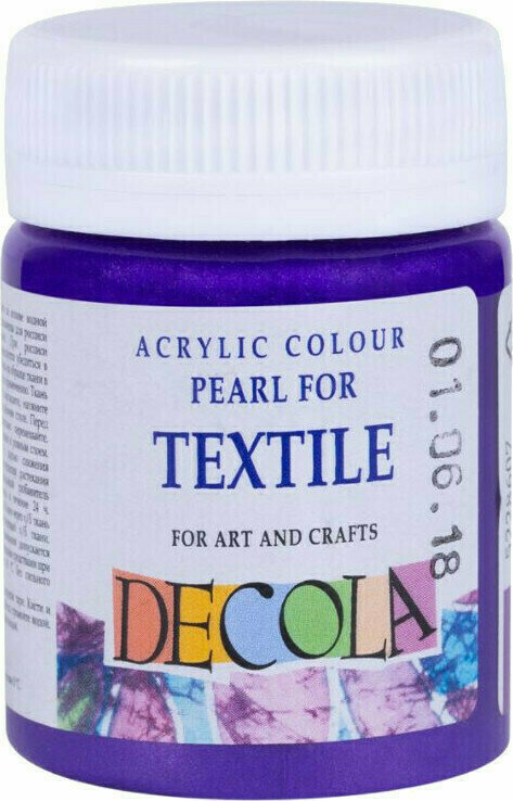 Barva na textil Nevskaya Palitra Decola Barva na látky Violet Pearl 50 ml 1 ks