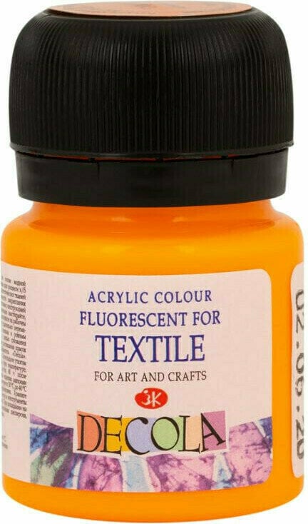Barva na textil Nevskaya Palitra Decola Fluo Barva na látky Orange Fluorescent 20 ml 1 ks