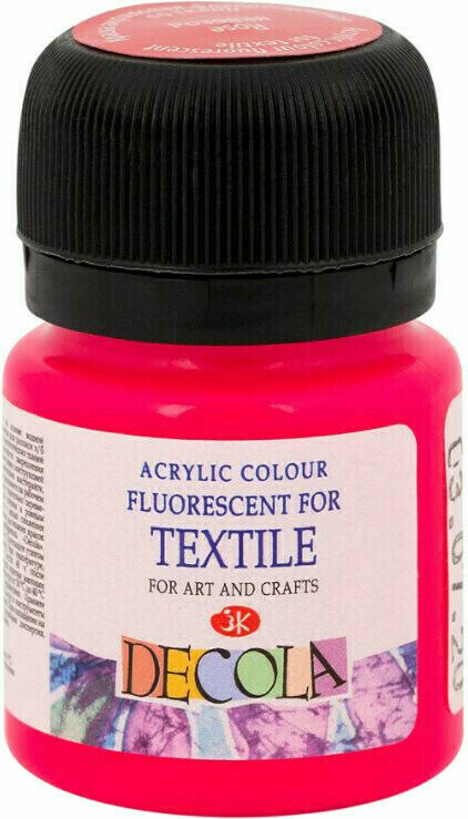 Barva na textil Nevskaya Palitra Decola Fluo Barva na látky Rose Fluorescent 20 ml 1 ks
