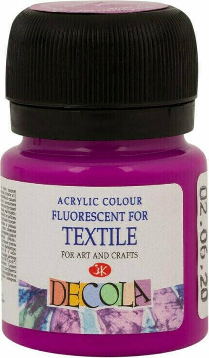 Culaore textilă Nevskaya Palitra Decola Fluo Vopsea de material Violet Fluorescent 20 ml 1 buc
