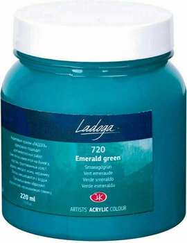 Acrylfarbe Nevskaya Palitra Ladoga Jars Acrylfarbe Emerald Green 220 ml 1 stk - 1