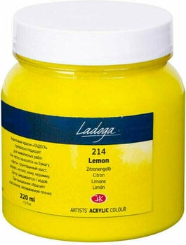 Culoare acrilică Nevskaya Palitra Ladoga Jars Vopsea acrilică Lemon 220 ml 1 buc. - 1