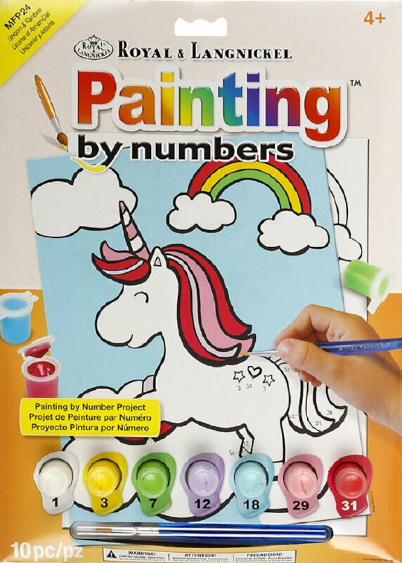 Slikanje po številkah Royal & Langnickel Barvanje po številkah Unicorn