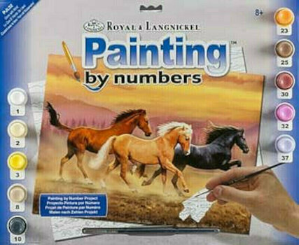 Ζωγραφική με Αριθμούς Royal & Langnickel Ζωγραφική σύμφωνα με αριθμούς Horses - 1