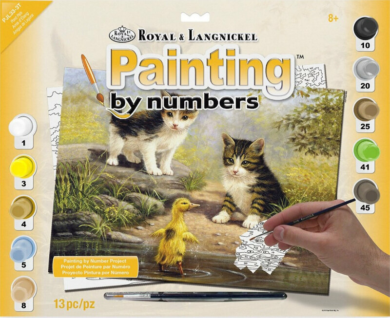 Maalaa numeroiden mukaan Royal & Langnickel Maalaa numeroiden mukaan Kittens
