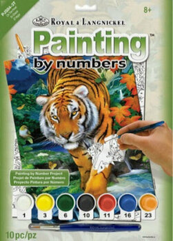 Pintura por números Royal & Langnickel Pintura por números Tiger And Butterflies - 1