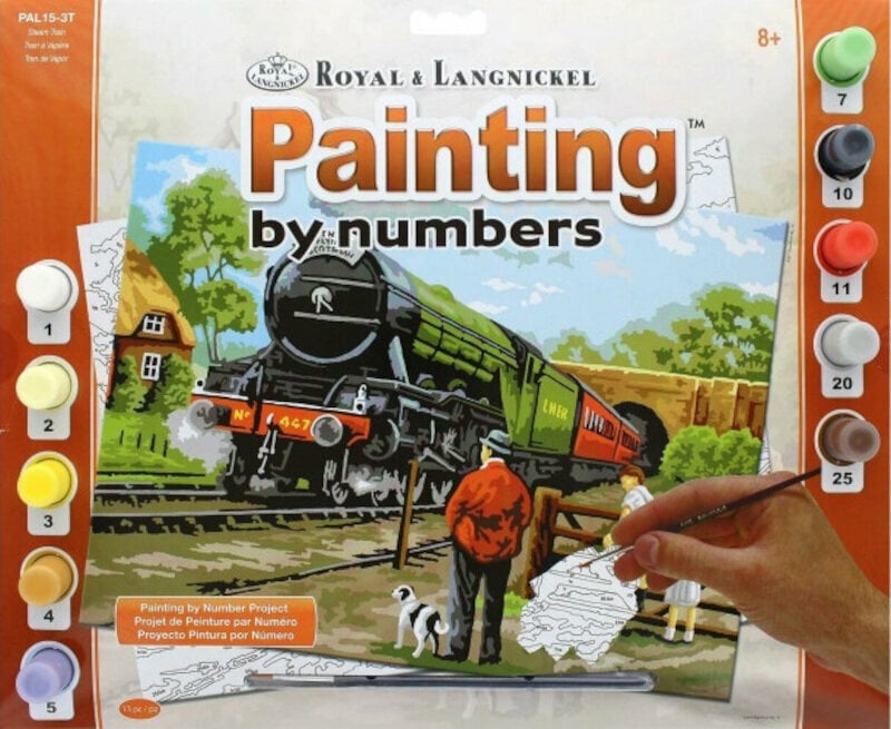 Painting by Numbers Royal & Langnickel Painting by Numbers Train Station