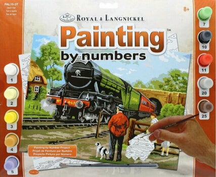 Maľovanie podľa čísel Royal & Langnickel Maľovanie podľa čísiel Vlaková stanica (Poškodené) - 1
