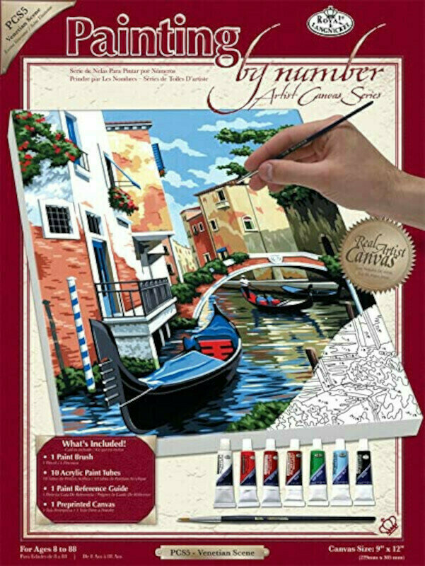 Slikanje po številkah Royal & Langnickel Barvanje po številkah Benetke