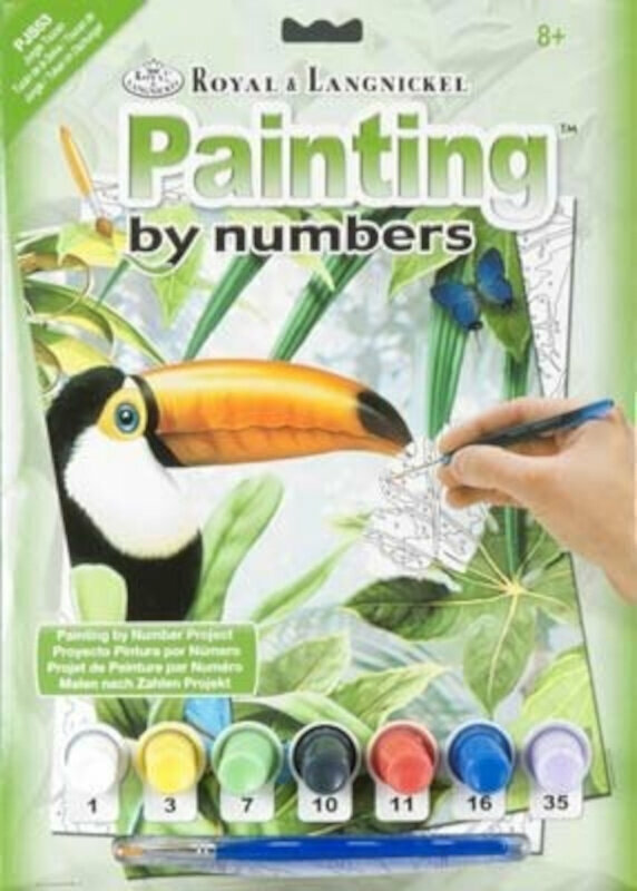Maľovanie podľa čísel Royal & Langnickel Maľovanie podľa čísiel Tukan