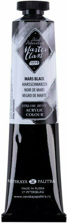 Akrylová barva Nevskaya Palitra Master Class Akrylová barva Mars Black 46 ml 1 ks