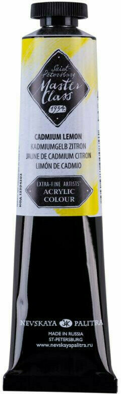 Peinture acrylique Nevskaya Palitra Master Class Peinture acrylique Cadmium Lemon 46 ml 1 pc
