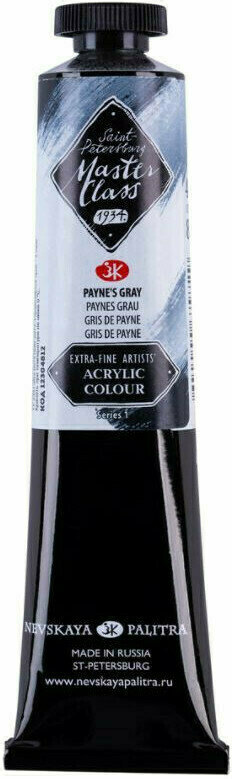 Culoare acrilică Nevskaya Palitra Master Class Vopsea acrilică Payne's Grey 46 ml 1 buc.