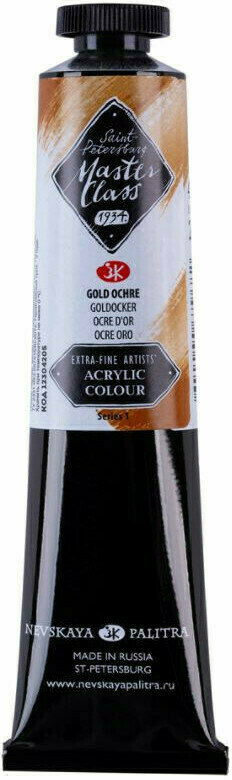Culoare acrilică Nevskaya Palitra Master Class Vopsea acrilică Gold Ochre 46 ml 1 buc.