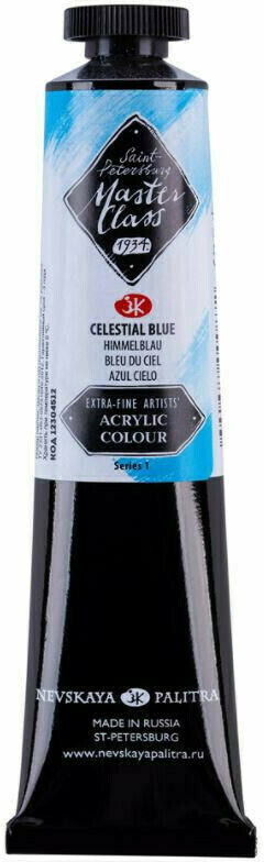Akrylová barva Nevskaya Palitra Master Class Akrylová barva Celestial Blue 46 ml 1 ks