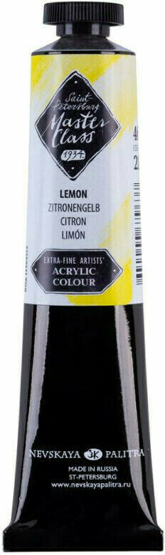 Akrylová barva Nevskaya Palitra Master Class Akrylová barva Lemon 46 ml 1 ks