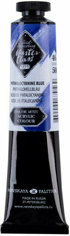 Akrylová barva Nevskaya Palitra Master Class Akrylová barva PhthaloCyanine Blue 46 ml 1 ks
