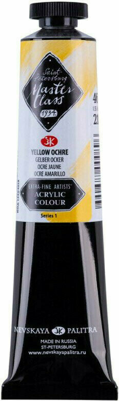 Akrylová barva Nevskaya Palitra Master Class Akrylová barva Yellow Ochre 46 ml 1 ks