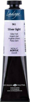 Colore acrilico Nevskaya Palitra Ladoga Tubes Colori acrilici Silver Light 46 ml 1 pz - 1