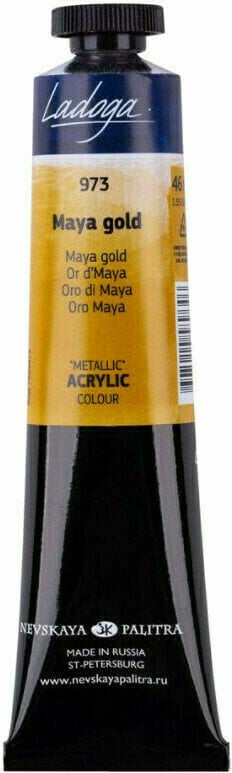 Culoare acrilică Nevskaya Palitra Ladoga Tubes Vopsea acrilică Maya Gold 46 ml 1 buc.