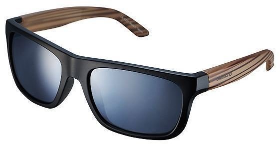 Fahrradbrille Shimano S23X Smoke Mat Black/Wood Pattern