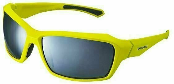 Gafas de ciclismo Shimano S22X Smoke Mat Lime Yellow - 1