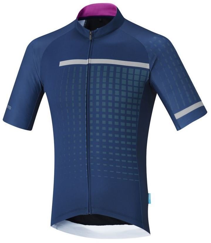 Cycling jersey Shimano Breakaway Short Sleeve Jersey Navy L