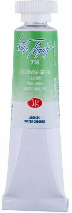 Culoare acuarelă Nevskaya Palitra White Nights Vopsea acuarela Yellowish Green 10 ml 1 buc.