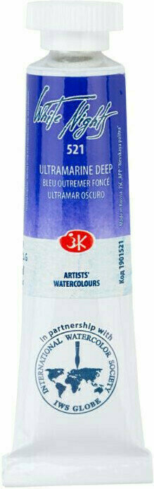 Akvarelová barva Nevskaya Palitra White Nights Akvarelová barva Ultramarine Deep 10 ml 1 ks