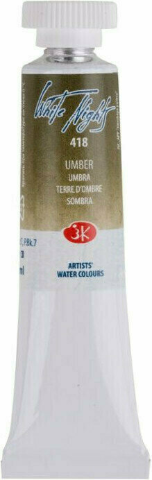 Culoare acuarelă Nevskaya Palitra White Nights Vopsea acuarela Umber 10 ml 1 buc.
