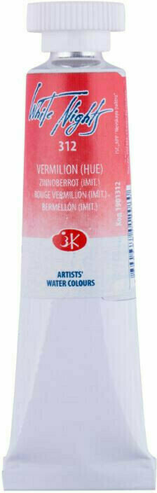Akvarelová barva Nevskaya Palitra White Nights Akvarelová barva Vermilion 10 ml 1 ks