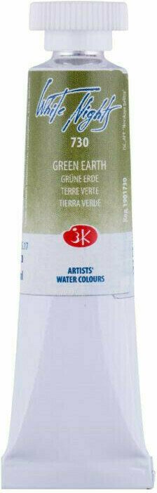 Akvarelová barva Nevskaya Palitra White Nights Akvarelová barva Green Earth 10 ml 1 ks