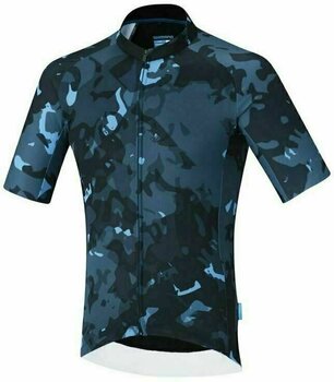 Jersey/T-Shirt Shimano Breakaway Short Sleeve Jersey Neon Blue XXL - 1
