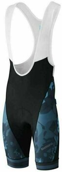 Cyklo-kalhoty Shimano Breakaway BIB Shorts Neon Blue M - 1