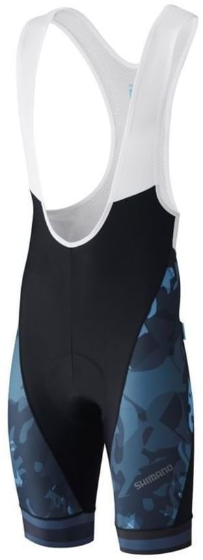 Fietsbroeken en -shorts Shimano Breakaway BIB Neon Blue XL Fietsbroeken en -shorts