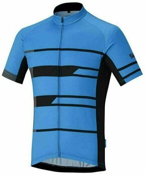 Cykeltrøje Shimano Team Short Sleeve Jersey Blue M - 1