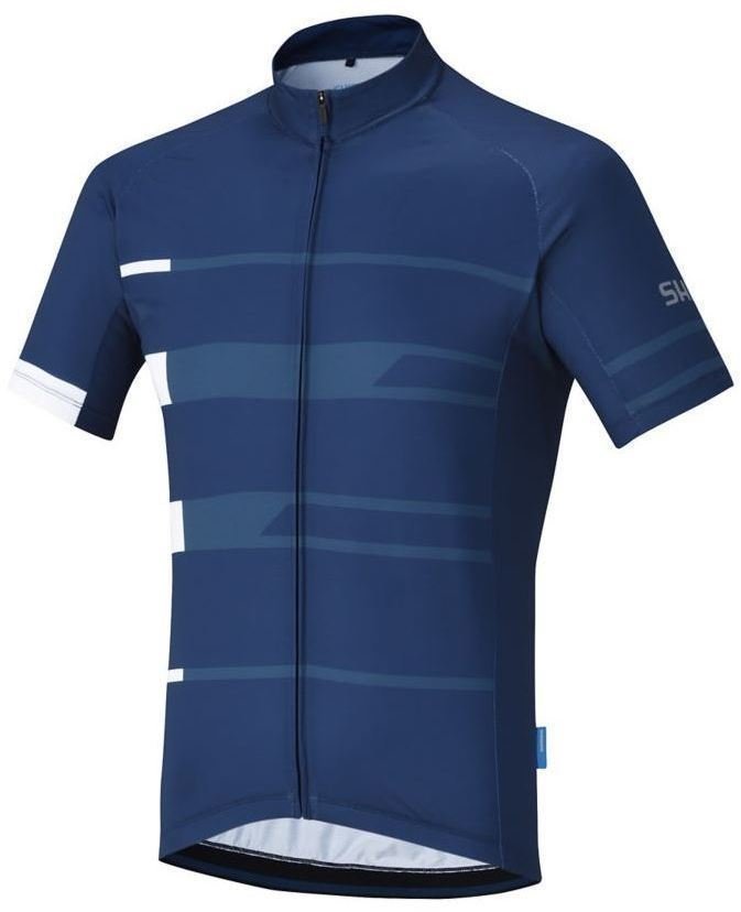 Kolesarski dres, majica Shimano Team Short Sleeve Jersey Navy M