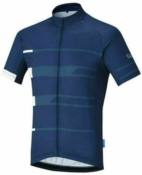 Camisola de ciclismo Shimano Team Short Sleeve Jersey Navy XL - 1
