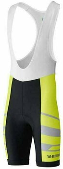 Fietsbroeken en -shorts Shimano Team BIB Shorts Neon Yellow XL - 1