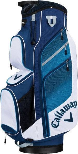 Geanta pentru golf Callaway Chev Org Cart Bag White/Blue/Navy 2018