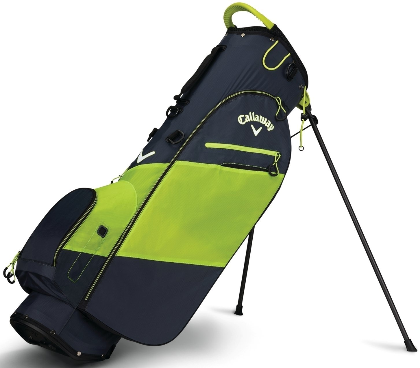 Golf torba Stand Bag Callaway Hyper Lite Zero Titanium/Neon Yellow/White Stand Bag 2018