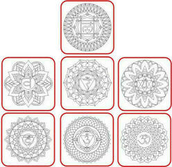 Radost v písku Пясъкоструйни изображения Сложен комплект Чакри